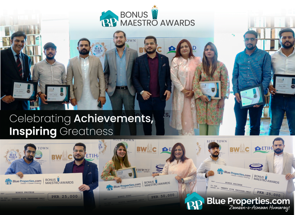 Bonus Maestro Awards at Blue Properties.com