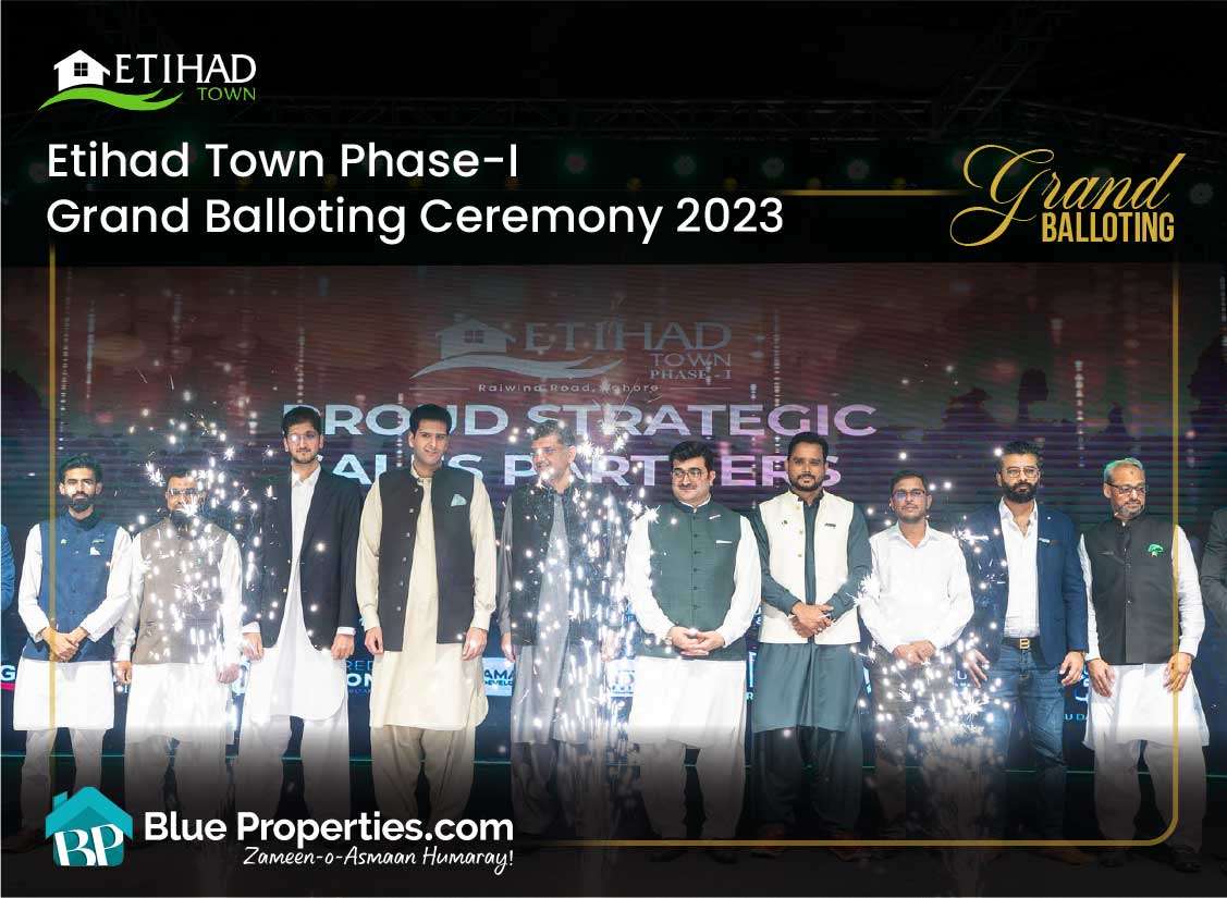 You are currently viewing Etihad Town Phase-I Grand Balloting Ceremony 2023: Turning Dreams into Reality