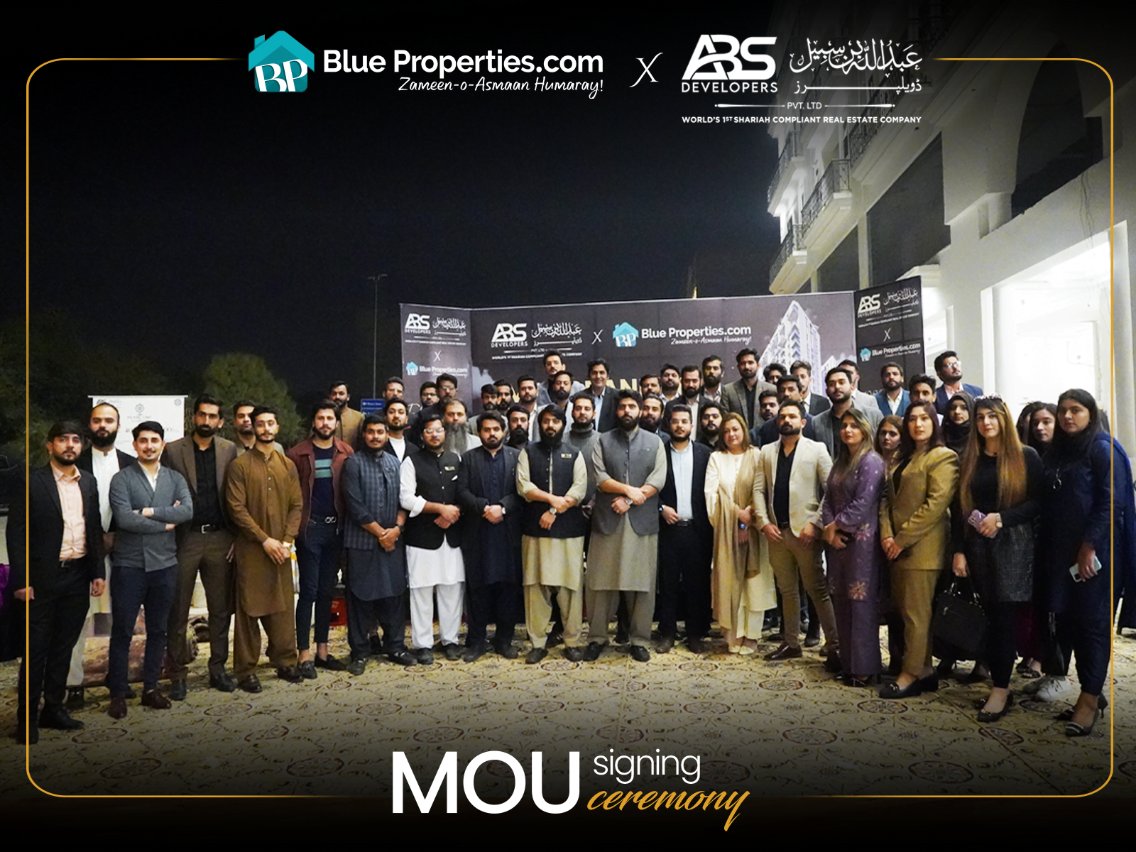 You are currently viewing MOU Signing Ceremony | Blue Properties.com and ABS Developers