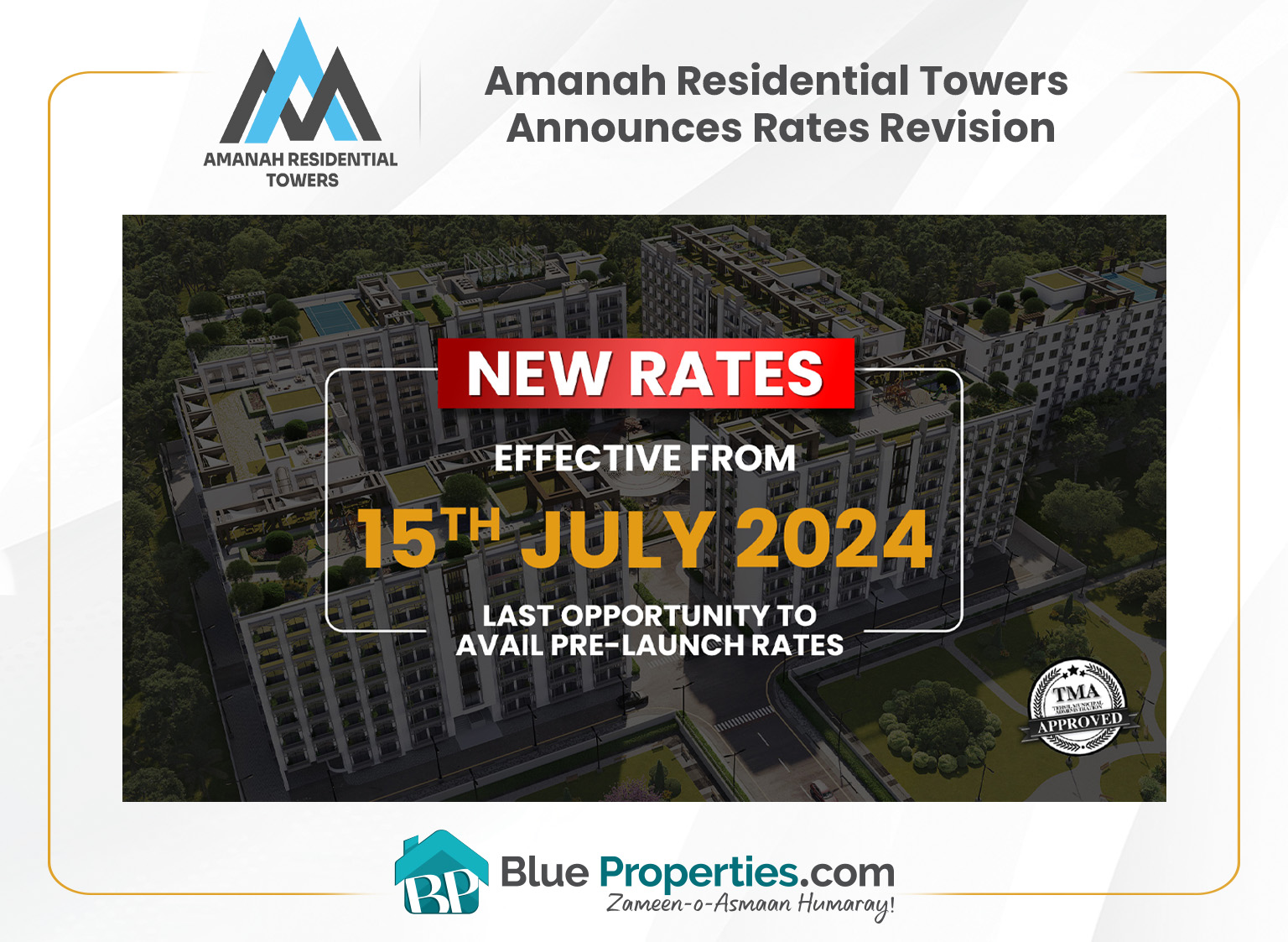 Read more about the article Amanah Residential Towers Announces Rates Revision