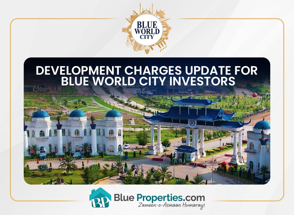 Development Charges Update for Blue World City Investors