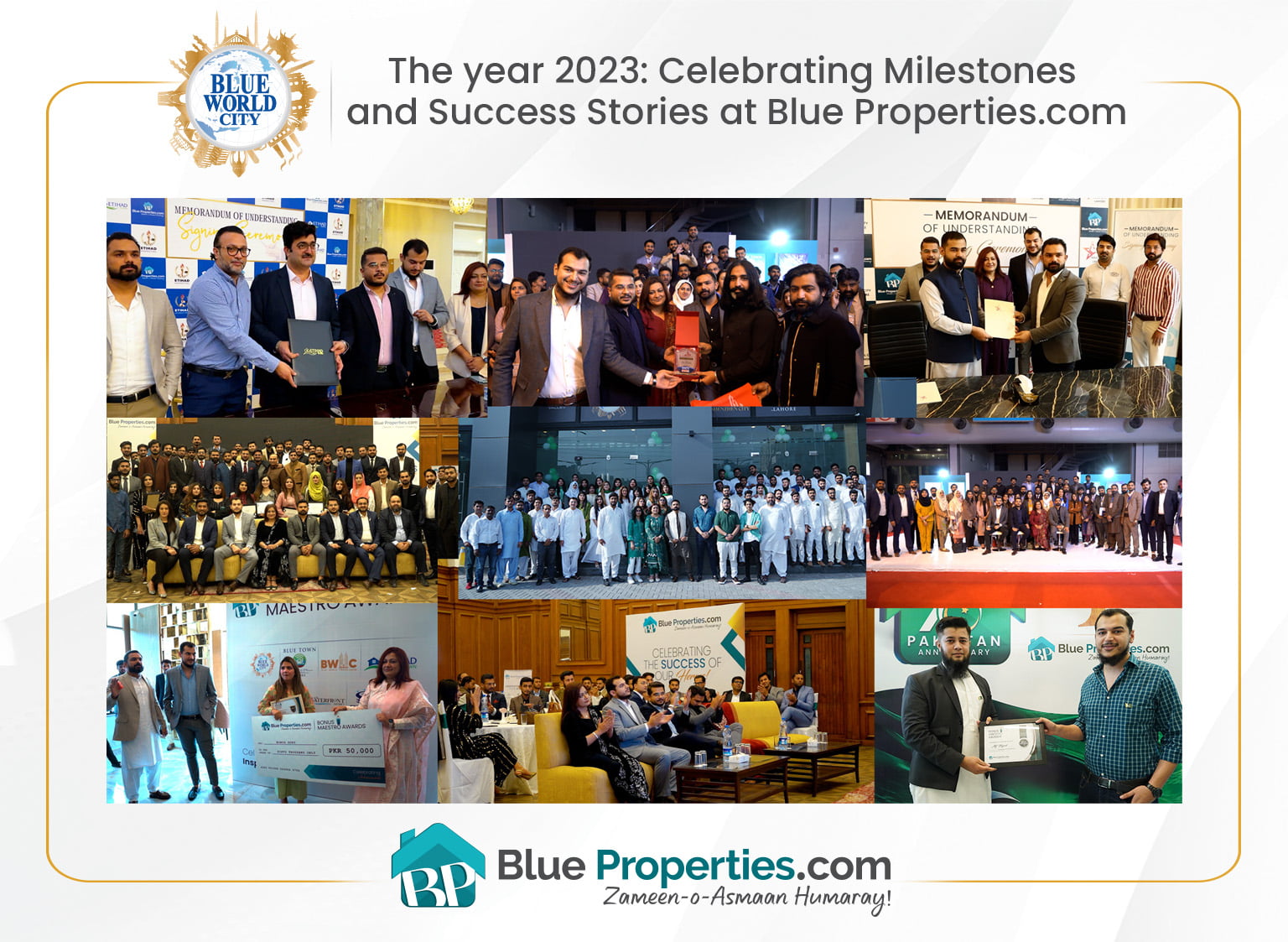 Read more about the article The year 2023: Celebrating Milestones and Success Stories at Blue Properties.com